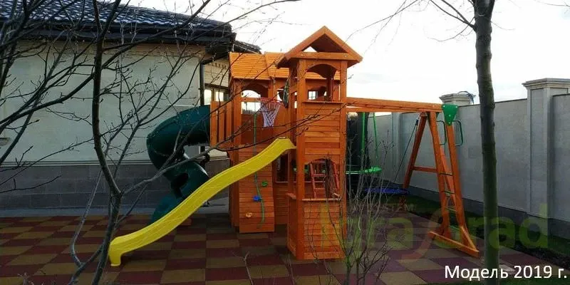 Детская игровая площадка IgraGrad Клубный домик Макси с трубой