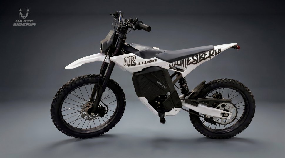 Электромотоцикл White Siberia Bellluga 002 6000W
