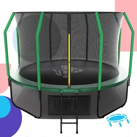 Батут с защитной сеткой KedaJump Jumpinator 12FT	