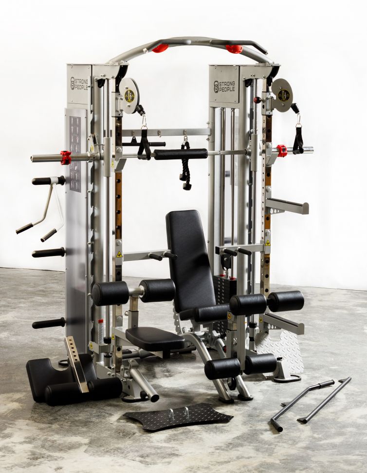 Силовой комплекс на базе Машины Смита StrongPeople MS80 Silver
