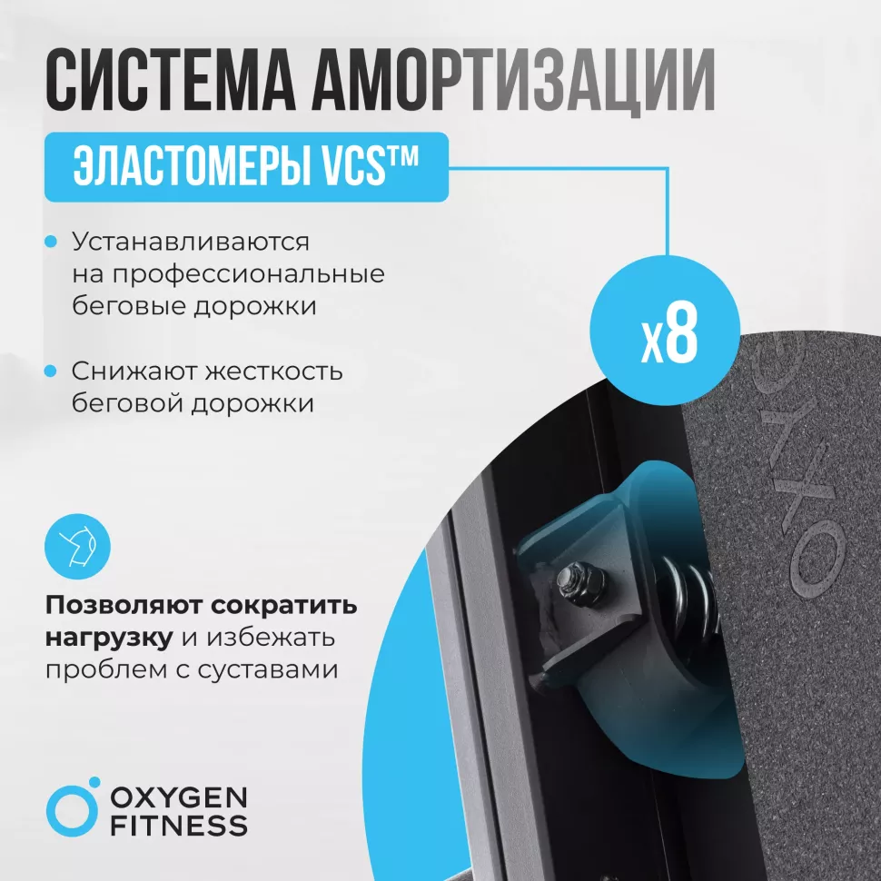 Беговая дорожка полукоммерческая Oxygen Fitness Palladium LCD Pro