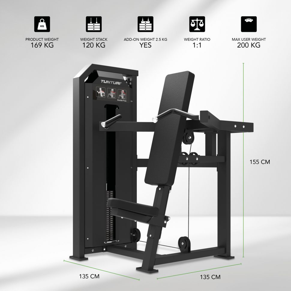 Жим от плеч Tunturi Platinum V