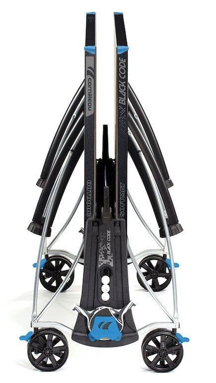 Теннисный стол всепогодный Cornilleau Black code Crossover Outdoor + BLUE pack color