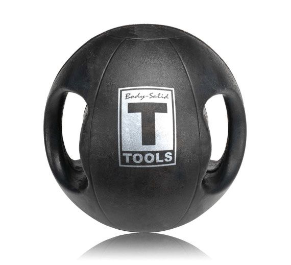 Медицинский мяч Body-Solid 10LB / 4.5 кг черный BSTDMB10