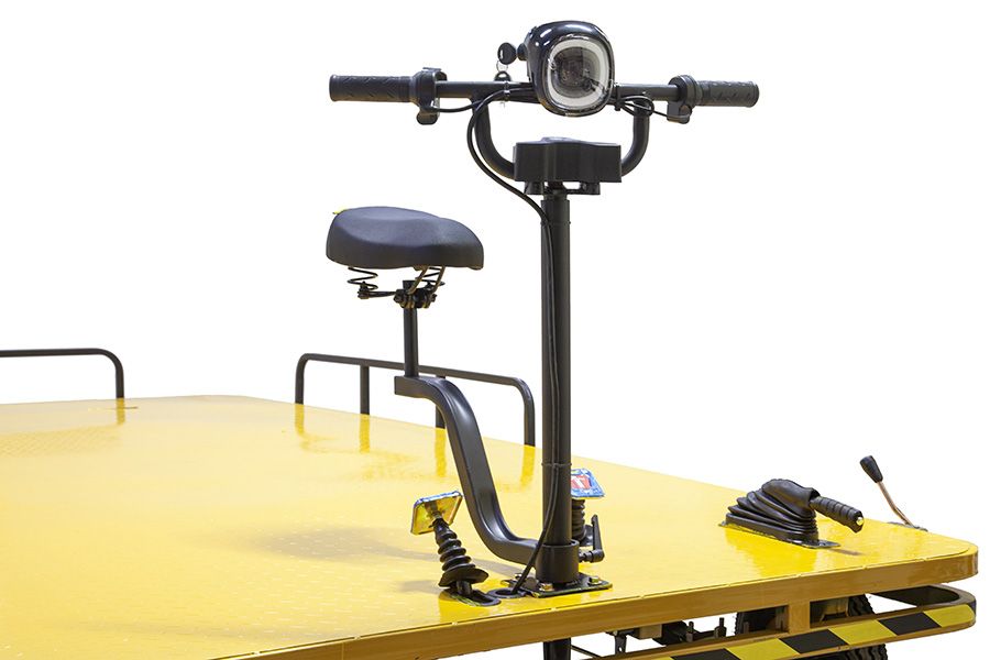 Платформенная тележка электрическая RuTrike Склад 3000 New