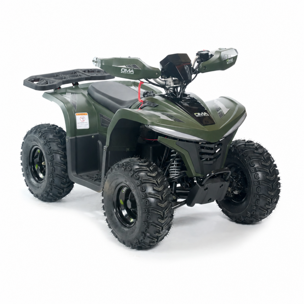 Квадроцикл детский электрический OMA Electric ELF-750 Dark green