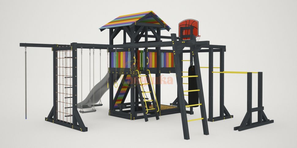 Детская игровая площадка Савушка 2 (BLACK EDITION)