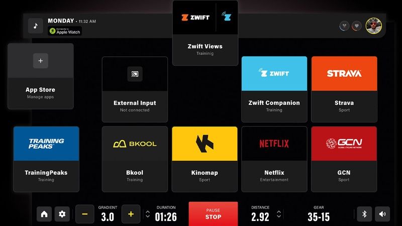 Вертикальный велотренажер TechnoGym Ride